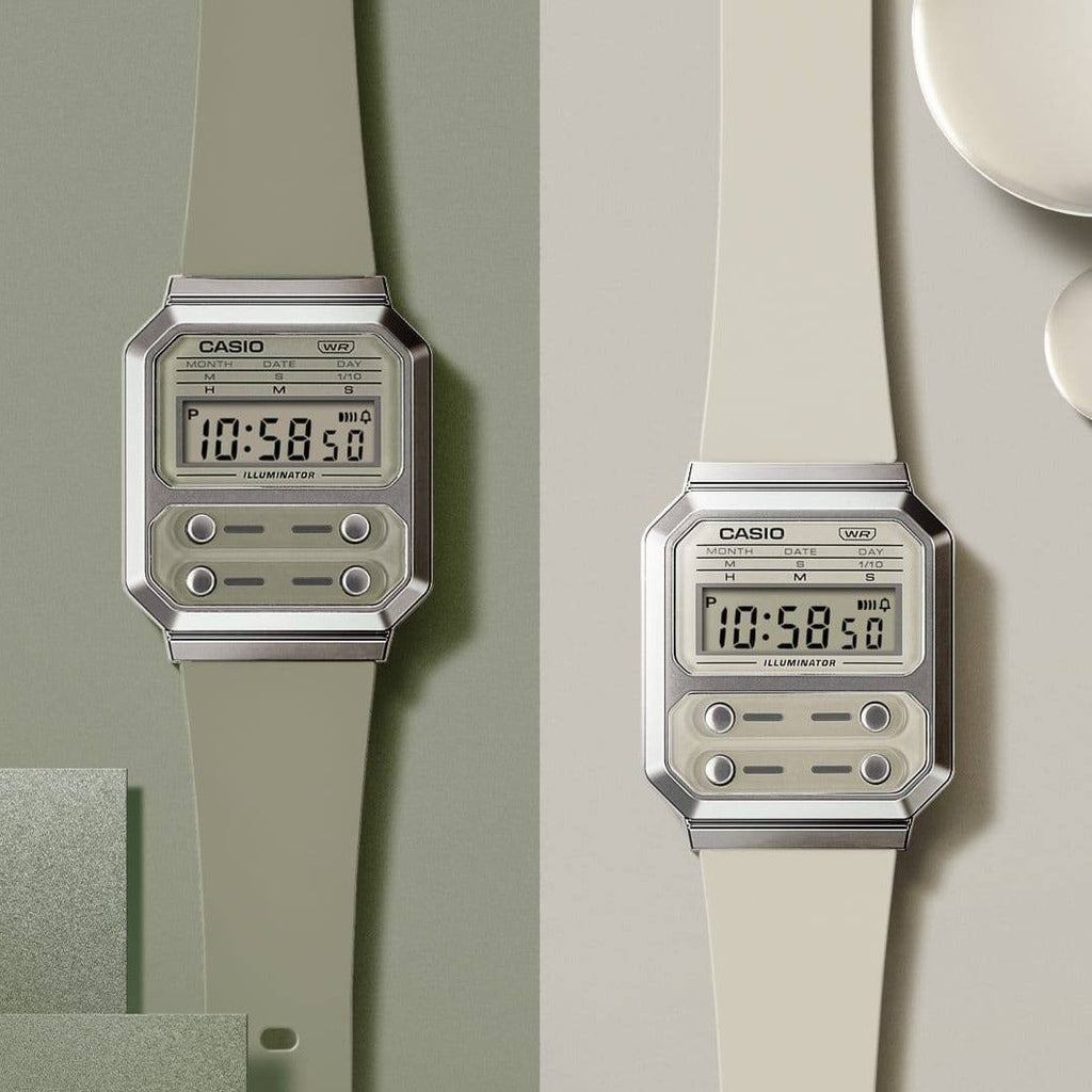 CASIO A100WEF-8ADF SPORTY VERSATILITY - ELEGANT DIGITAL WATCH WITH STAINLESS STEEL BAND & WATER RESISTANCE-i-Watch-5