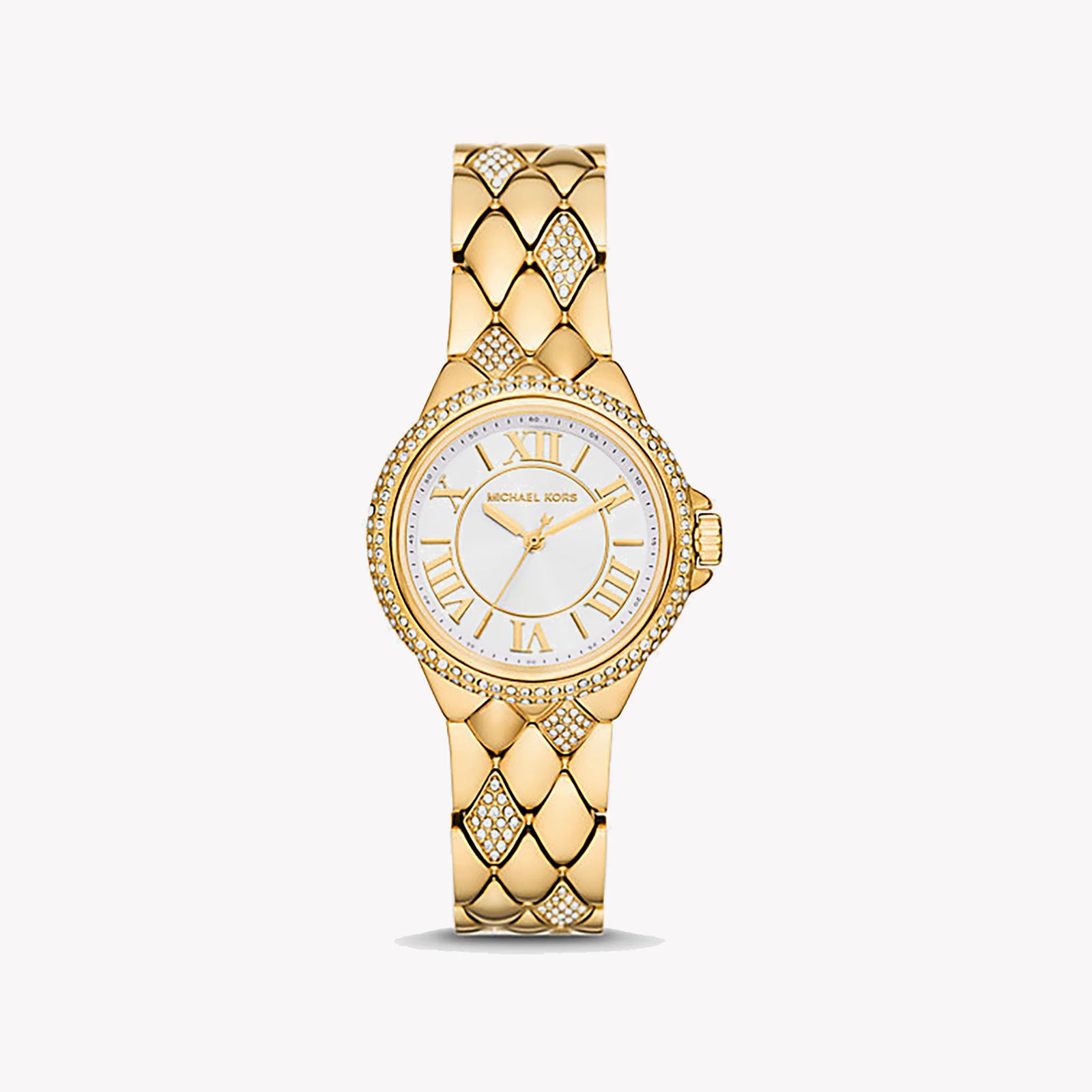 Michael Kors Women's Gold Stainless Steel Watch, White Dial | Mk4801 by i-watch