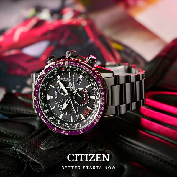 CITIZEN CB5009-55E MEN'S BLACK STAINLESS STEEL CHRONOGRAPH - UNMATCHED PERFORMANCE WATCH-i-Watch-5