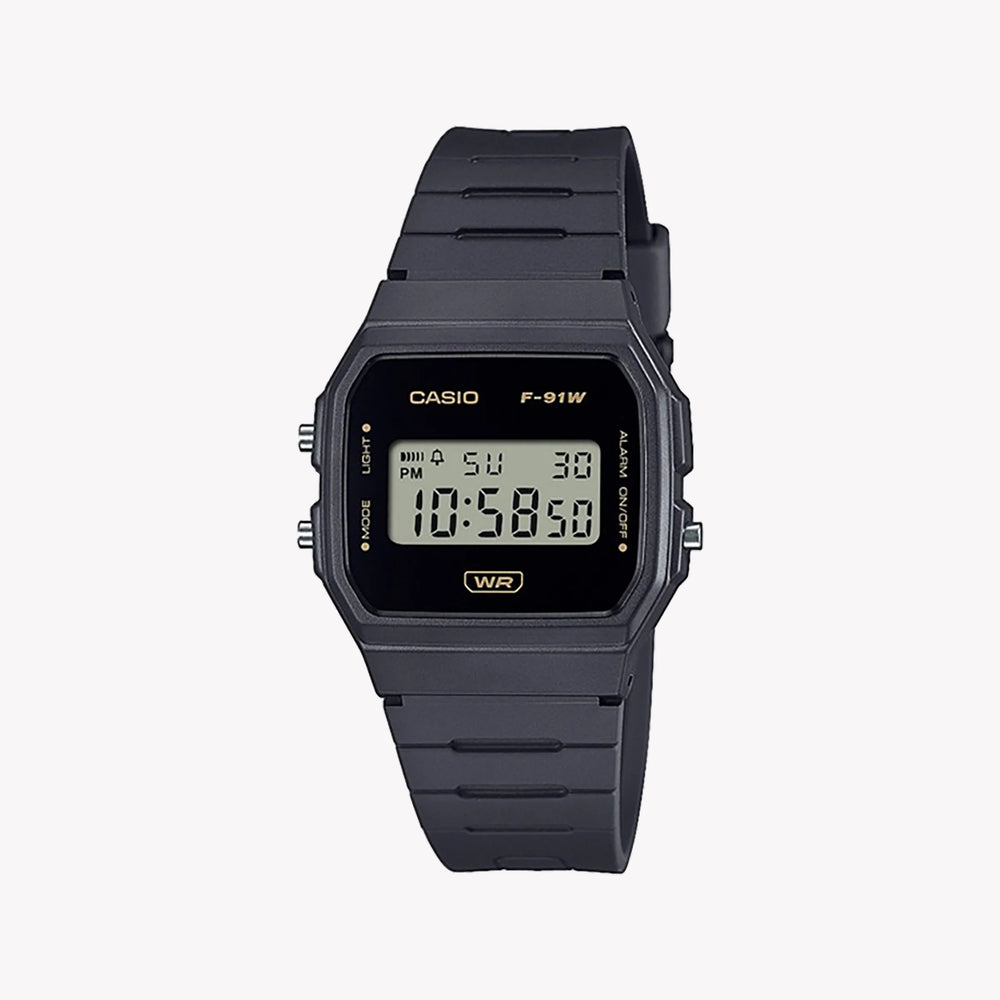 Timeless Elegance Unisex Resin Watch, Black | F-91wb-8aef by i-watch