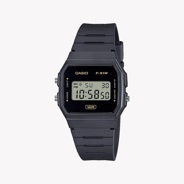 Timeless Elegance Unisex Resin Watch, Black | F-91wb-8aef by i-watch