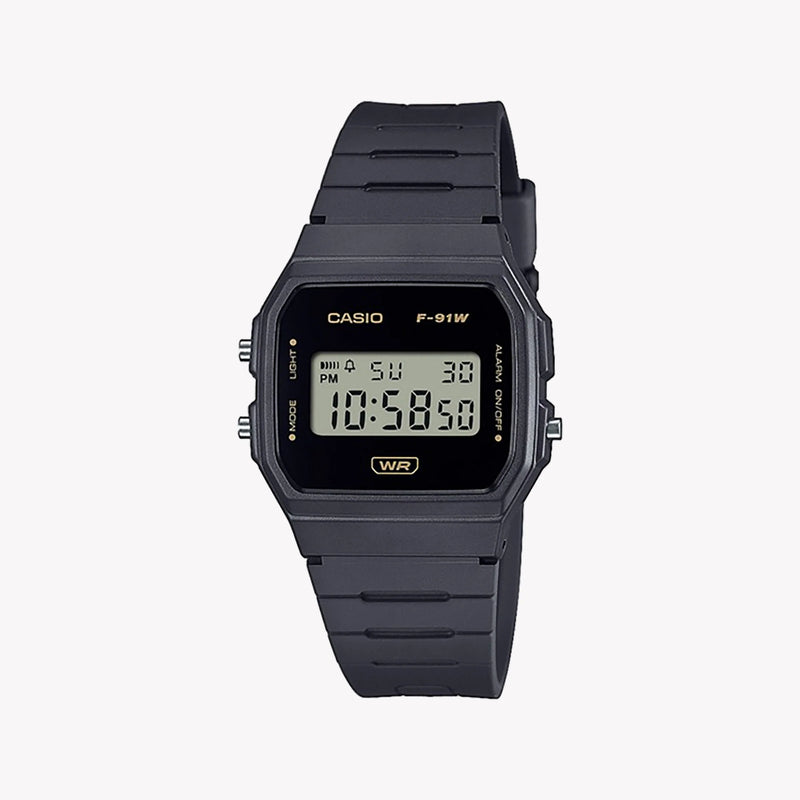 Timeless Elegance Unisex Resin Watch, Black | F-91wb-8aef by i-watch
