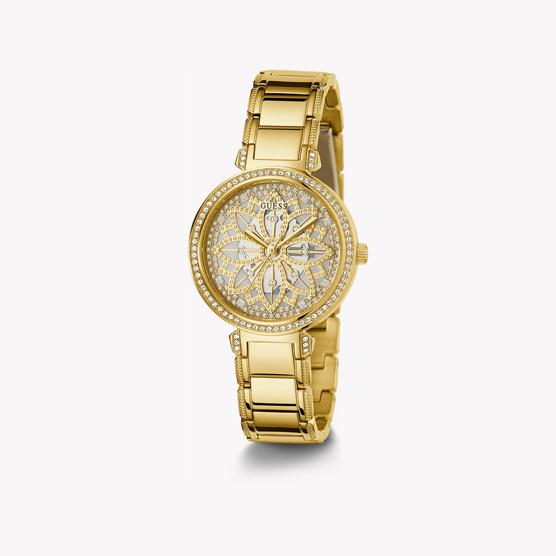 Guess Women's Gold Watch, Champagne Dial | Gw0528l2 by i-watch