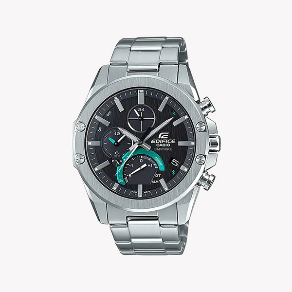 Casio Edifice Eqb-1000d-1adr - Rugged Elegance Men's Smart Watch With Bluetooth And Water Resistance by i-watch