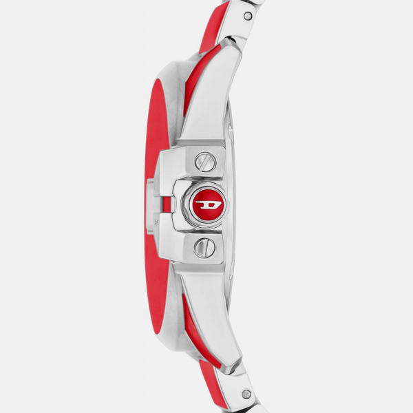 Diesel Men's Red Stainless Steel Watch, Red Dial | Dz2192 by i-watch