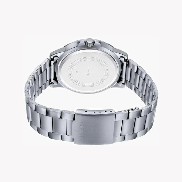 Casio Men's Silver Stainless Steel Watch, White Dial | Mtp-Vd300d-7eudf by i-watch