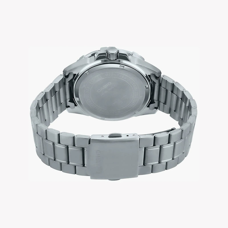 Casio Mtd-1069d-1a2vdf - Sporty Elegance Men's Watch With Stainless Steel Band by i-watch