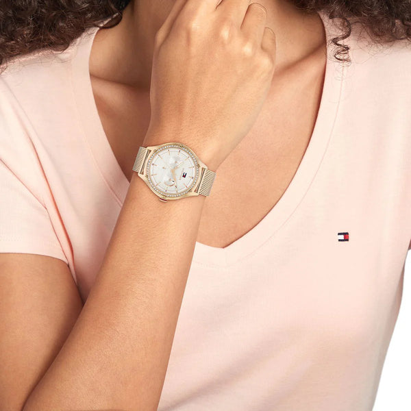 Tommy Hilfiger Men's Rose Gold Watch, White Dial | 1692168 by i-watch