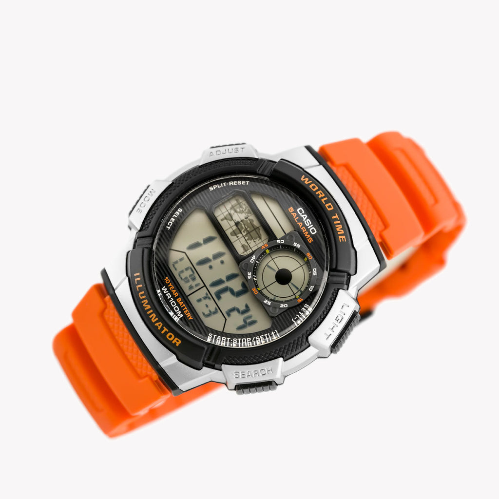 CASIO G-SHOCK GA-140-1A4DR SPORTY STYLE - MEN'S BLACK RESIN ADVENTURE TIMEPIECE-i-Watch-6