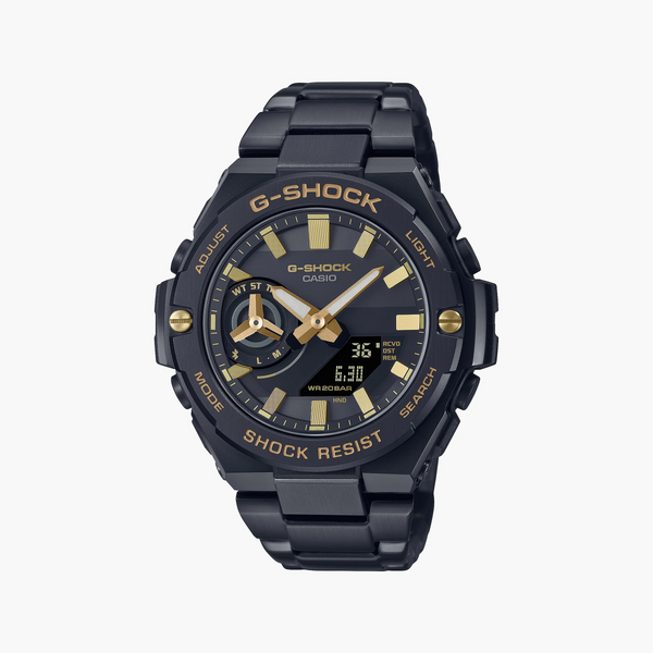 Casio G-Shock Men's Black Resin Watch, Bluetooth® | Gst-B500bd-1a9er