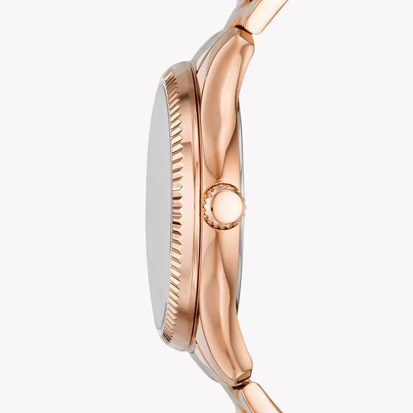 Fossil Women's Rose Gold Watch, Stainless Steel | Bq3691 by i-watch