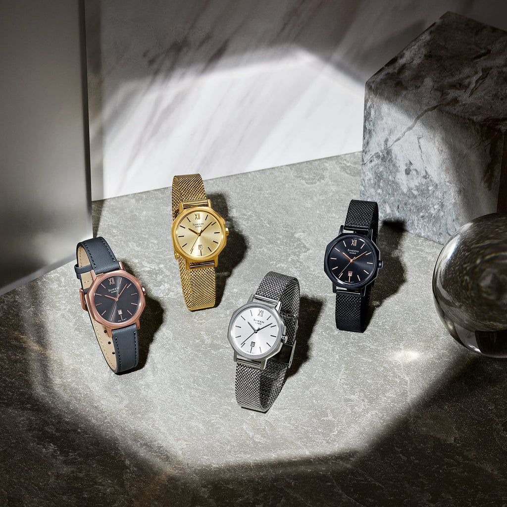 SHE-4554GM-9AUEF - ELEGANT GOLD MESH TIMEPIECE FOR MODERN WOMEN-i-Watch-5