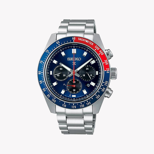 Seiko Prospex Men's Silver Stainless Steel, Dark Blue Dial | Ssc913p1