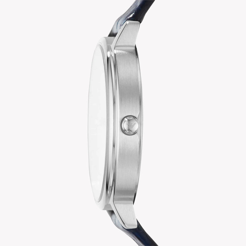 Emporio Armani Women's Silver Watch, White Dial | Ar11095 by i-watch