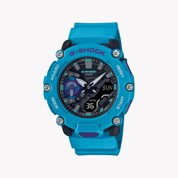 G-Shock Men's Blue Resin Watch, Black Dial | Ga-2200-2adr by i-watch