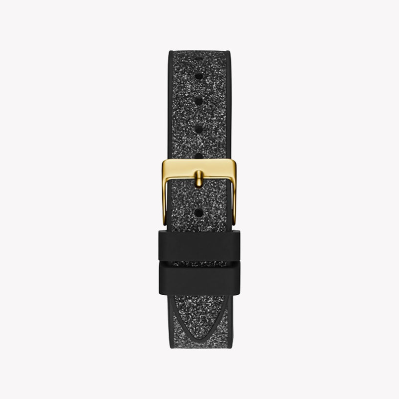 Guess Women's Gold Multicolor Watch, Black Leather | Gw0313l2 by i-watch