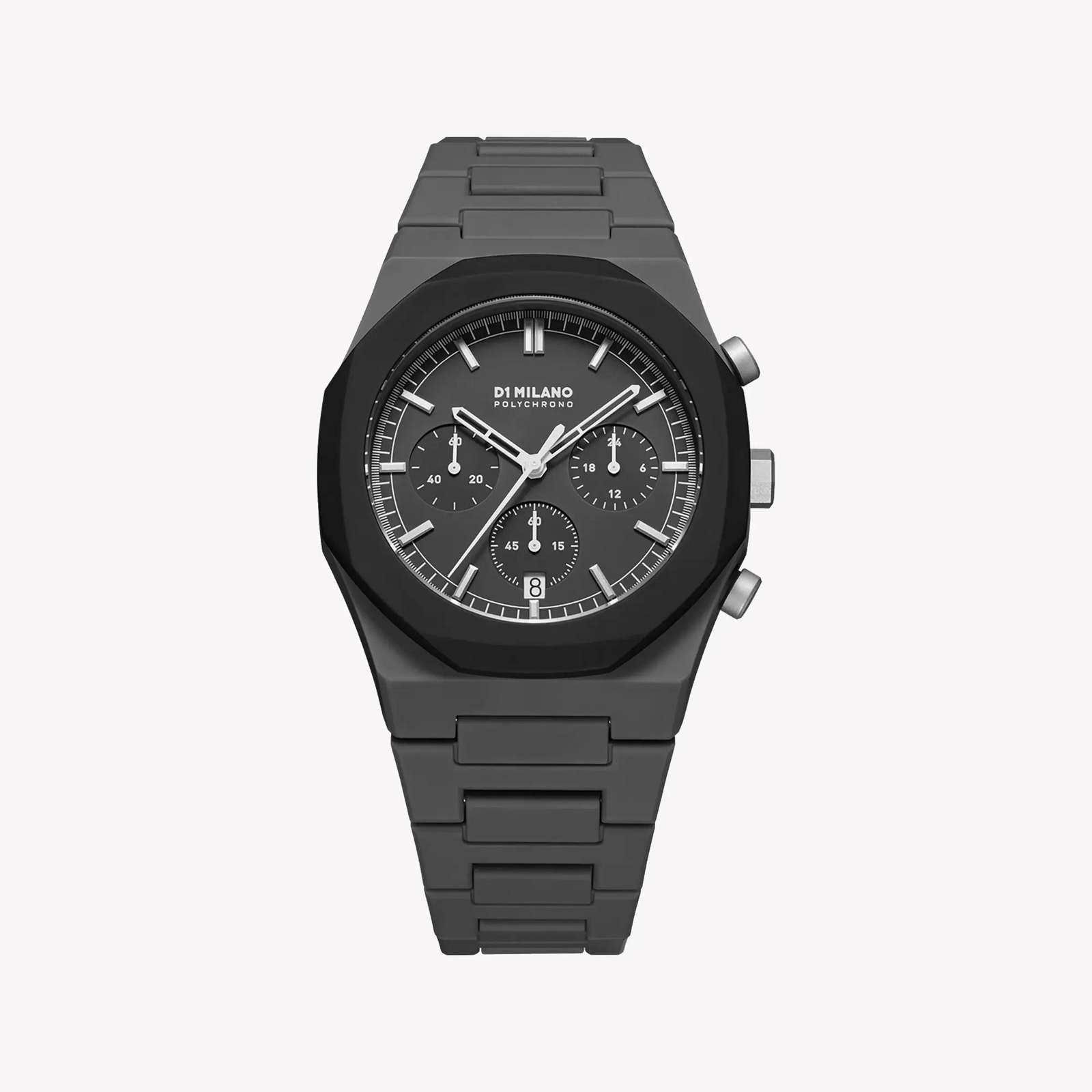 D1 MILANO Men's Black Stainless Steel Watch, Black Dial | D1-PHBJ04 by i-watch