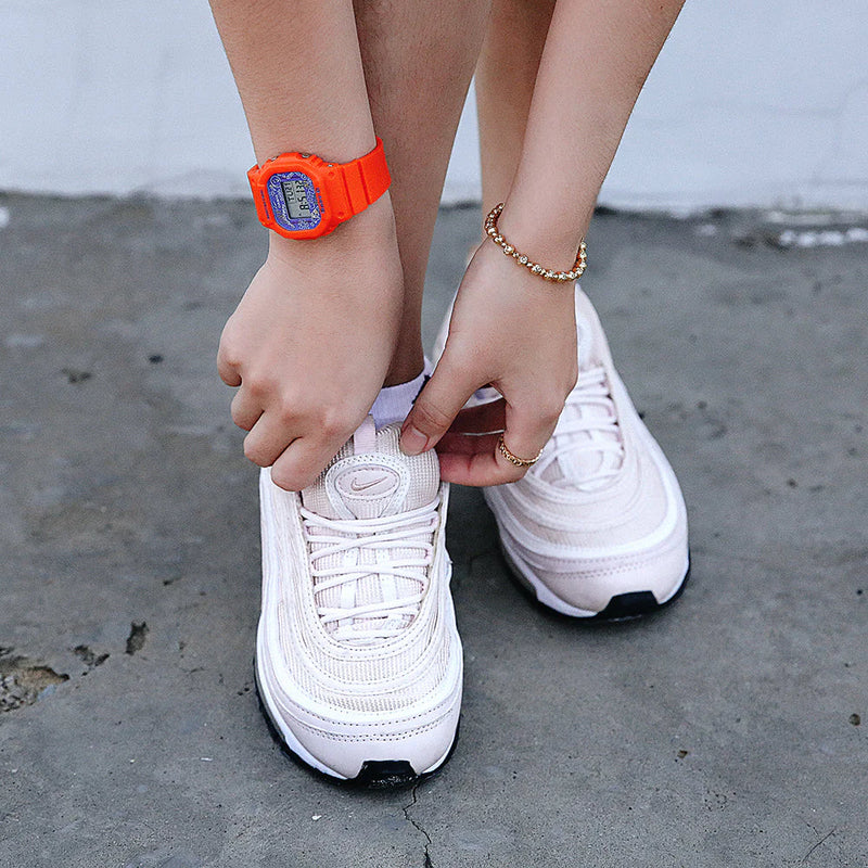 Baby-G Bgd-560sk-4dr - Vibrant Orange Sporty Adventure Watch For Women by i-watch