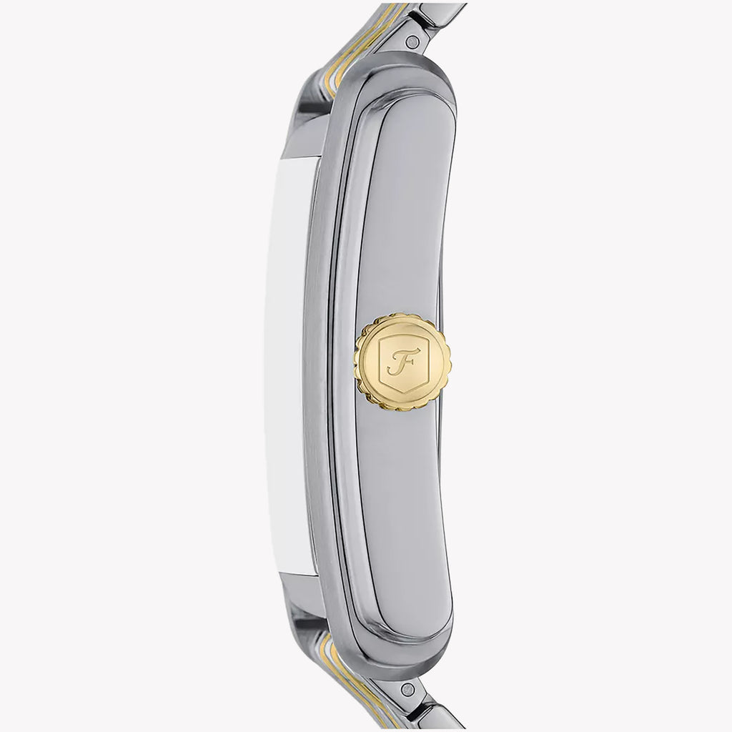 FOSSIL FS6010 - TIMELESS ELEGANCE MEN'S WATCH WITH BLUE DIAL & 2T SILVER/GOLD STRAP-i-Watch-4