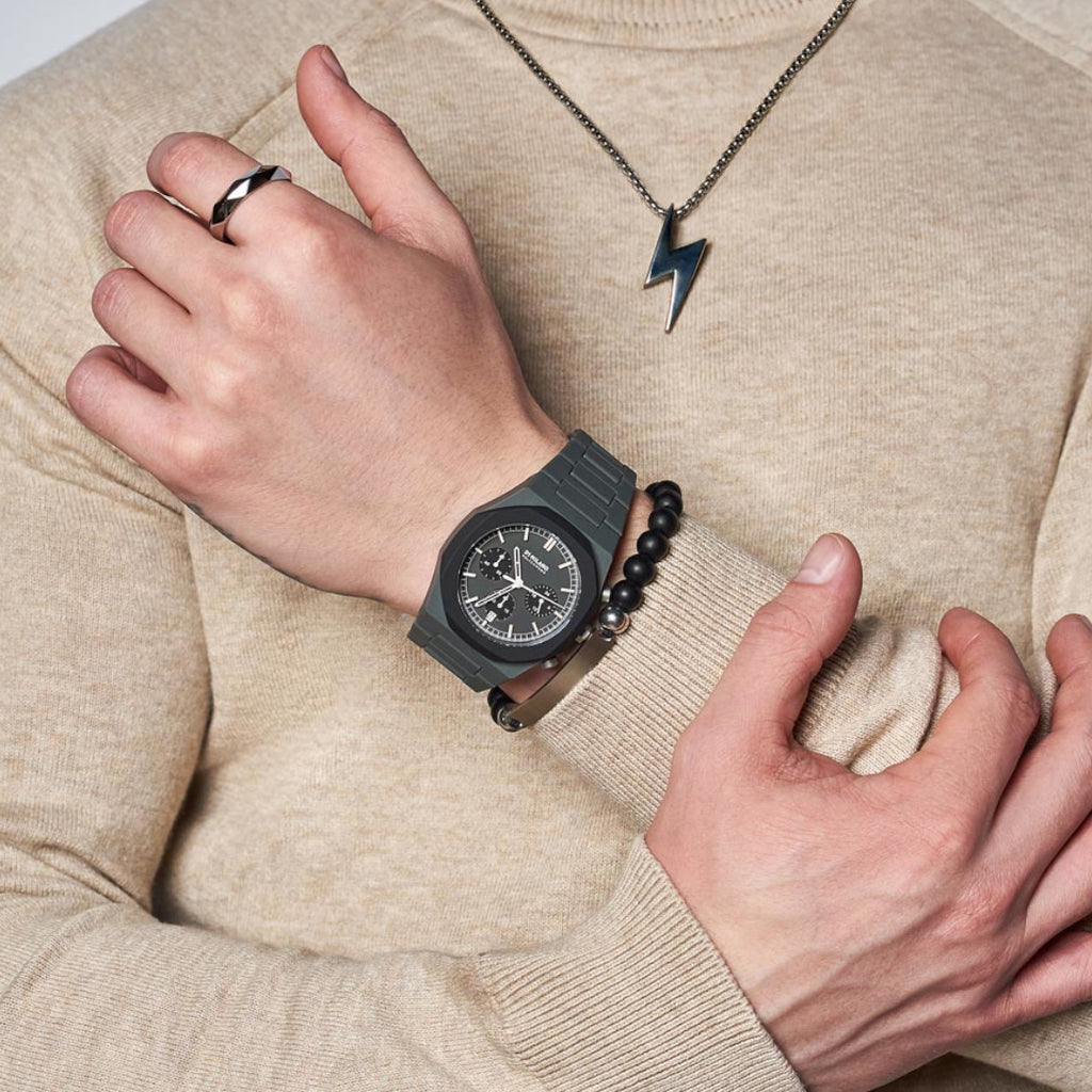 D1 MILANO D1-PHBJ04 Men's Watch - Black Stainless Steel-i-Watch-5