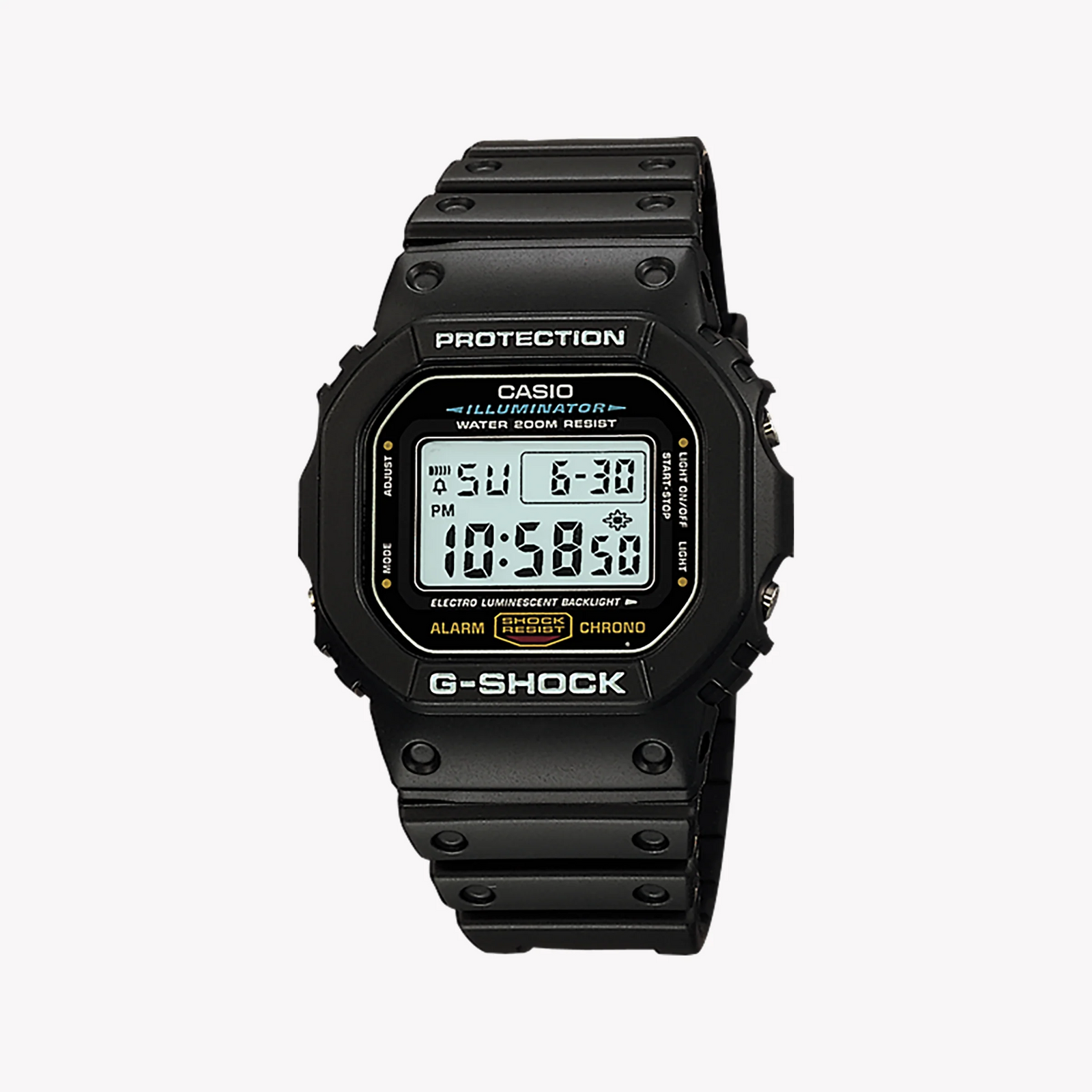 Casio G-Shock Dw-5600e-1vdf - Tough Style Unleashed Men's Resin Watch With Black Dial & Versatile Functions by i-watch