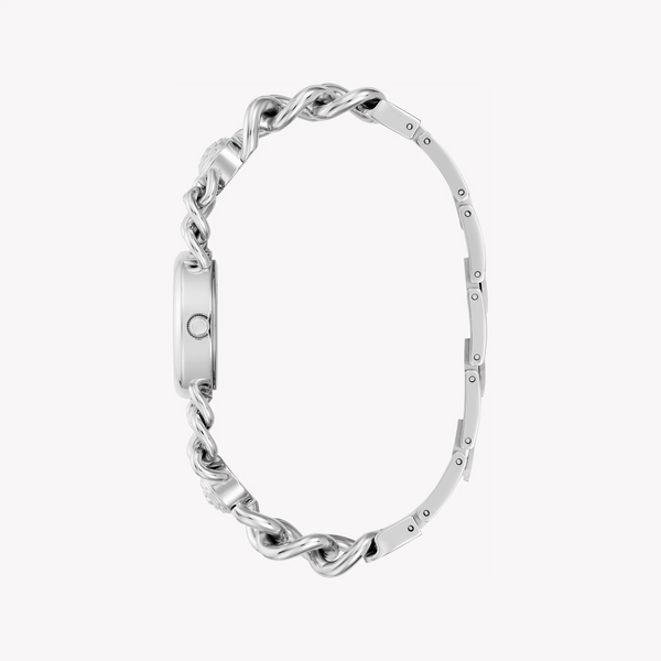 Guess Women's Silver Stainless Steel Watch, White Dial | Gw0758l1 by i-watch