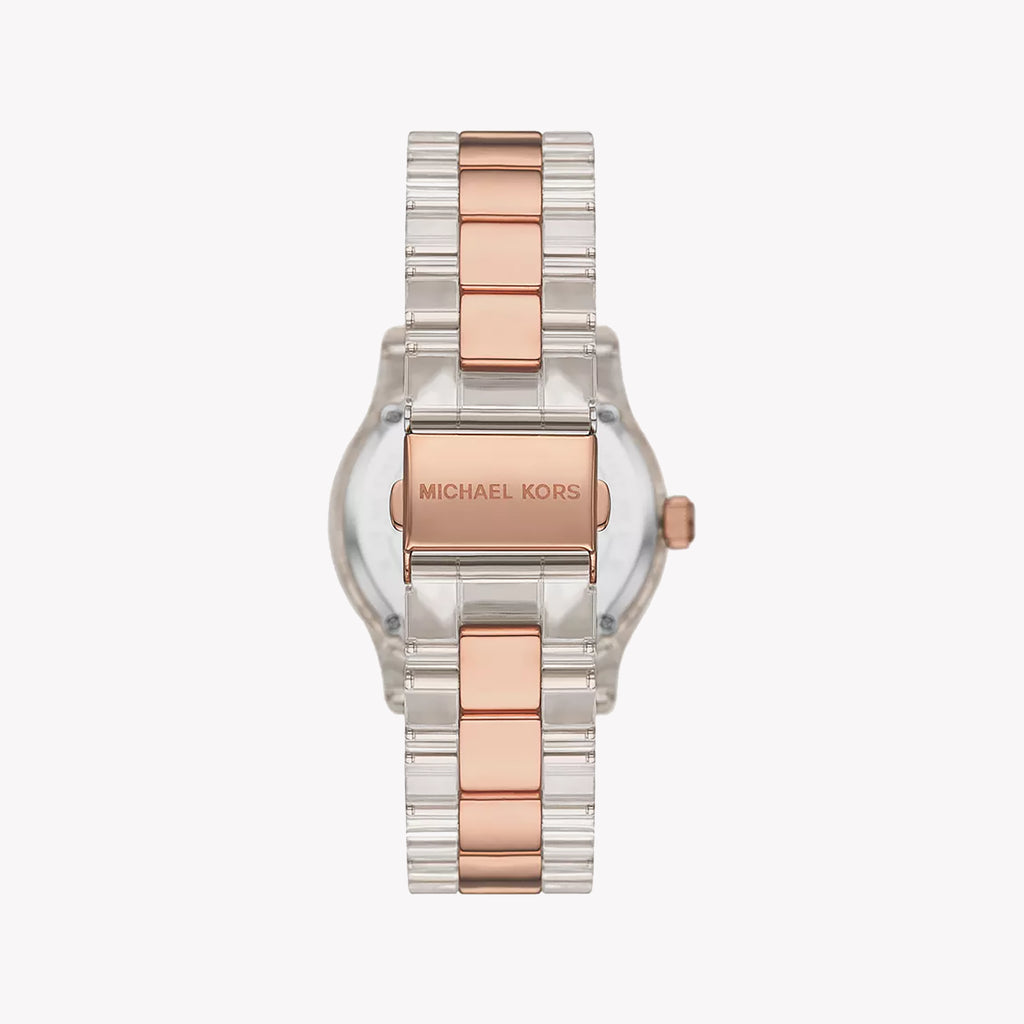 MICHAEL KORS MK7355 - ELEGANT TIMEPIECE WITH ROSE GOLD DIAL & STAINLESS STEEL BAND-i-Watch-3