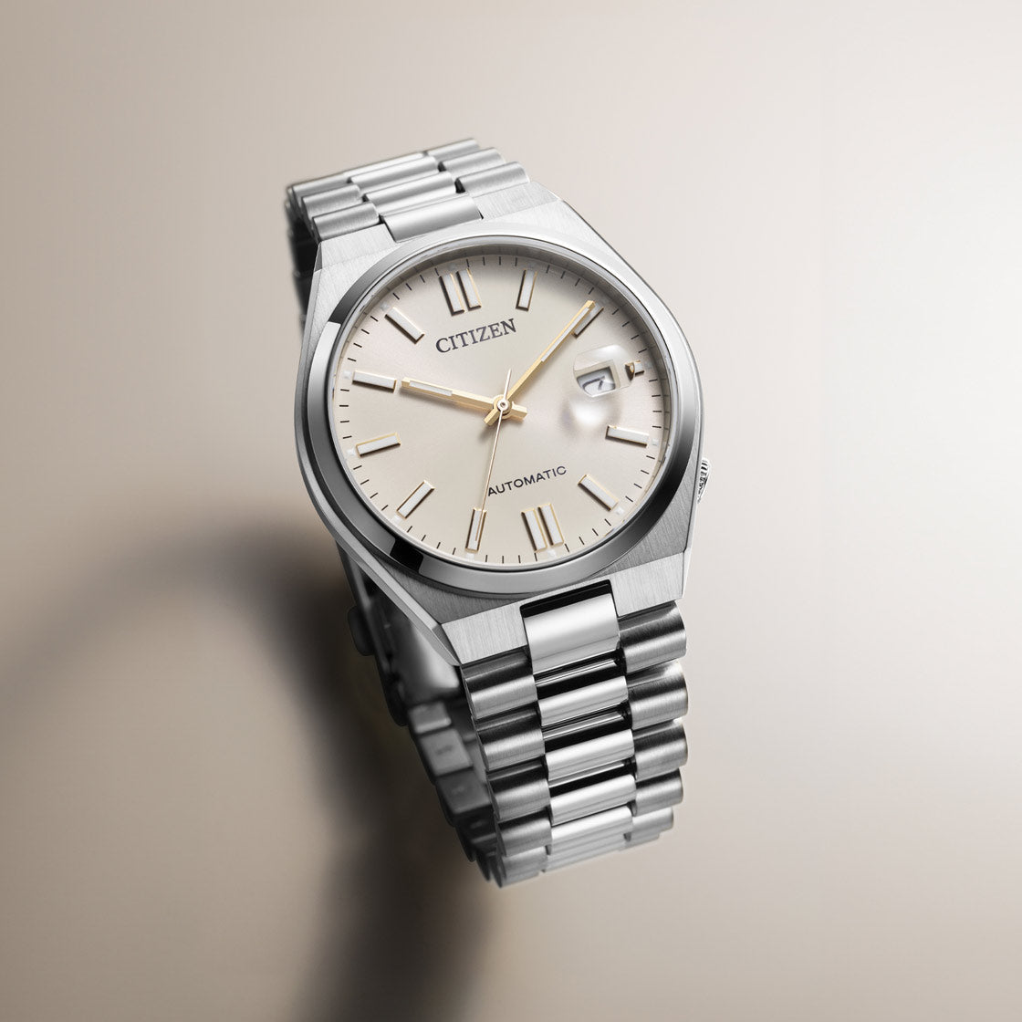 CITIZEN NJ0151-88W – ZEITLOSE ELEGANZ: HERREN-AUTOMATIKUHR AUS EDELSTAHL