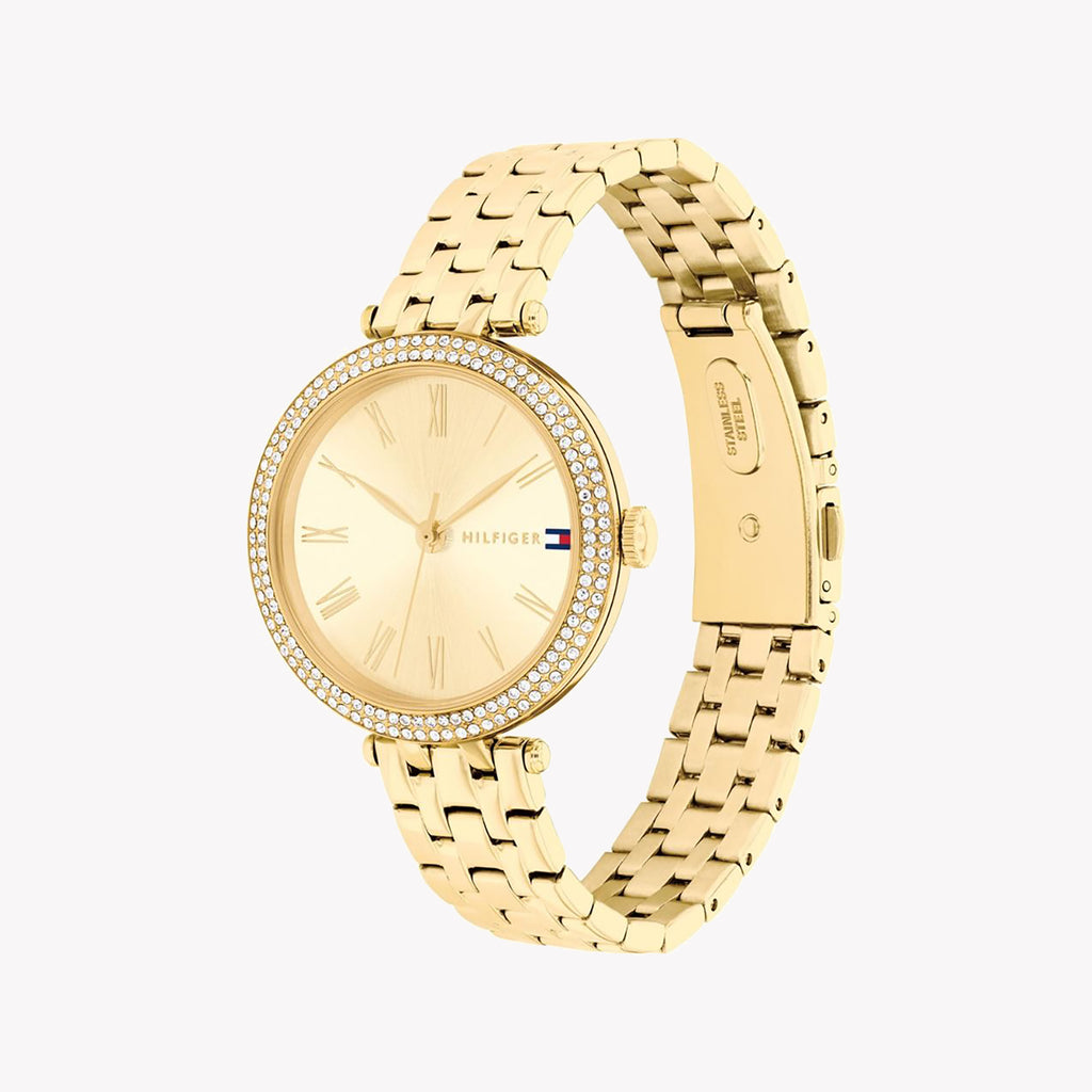 TOMMY HILFIGER Mod. NATALIE Gold Watch - SKU 1782718-i-Watch-2
