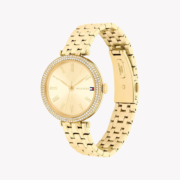 Tommy Hilfiger Women's Gold Watch, Gold Dial | Natalie 1782718 by i-watch