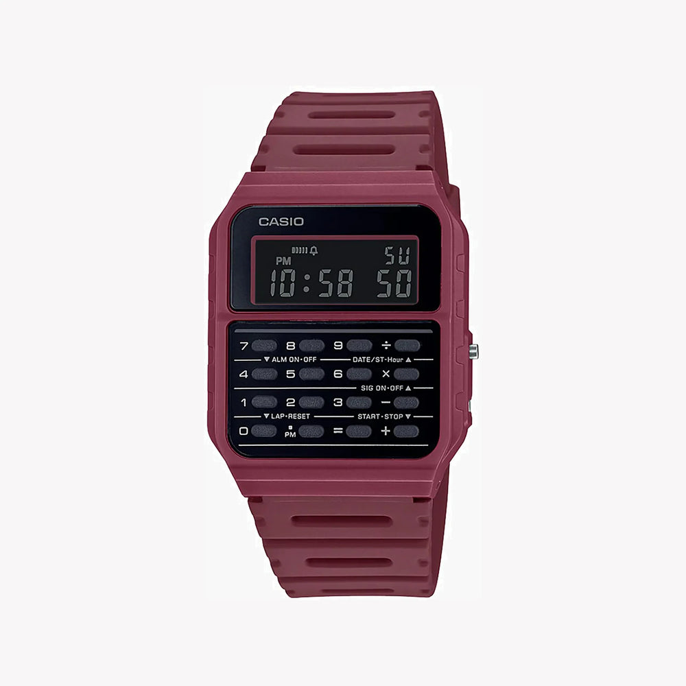 Casio Unisex Resin Watch, Red Strap | Ca-53-Wf-4b by i-watch