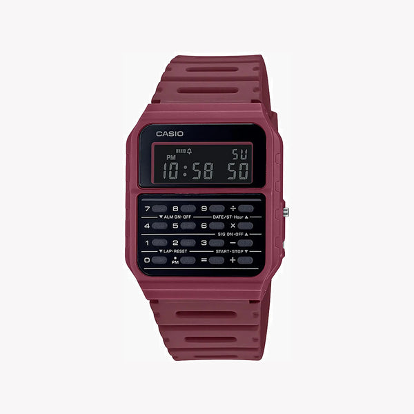 Casio Unisex Resin Watch, Red Strap | Ca-53-Wf-4b by i-watch
