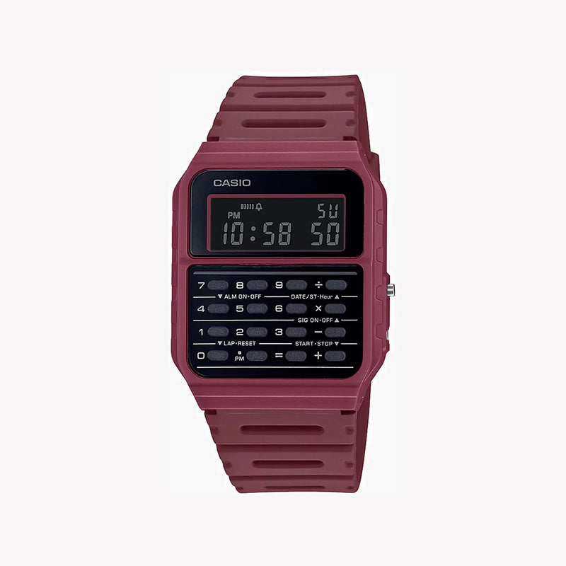Casio Unisex Resin Watch, Red Strap | Ca-53-Wf-4b by i-watch