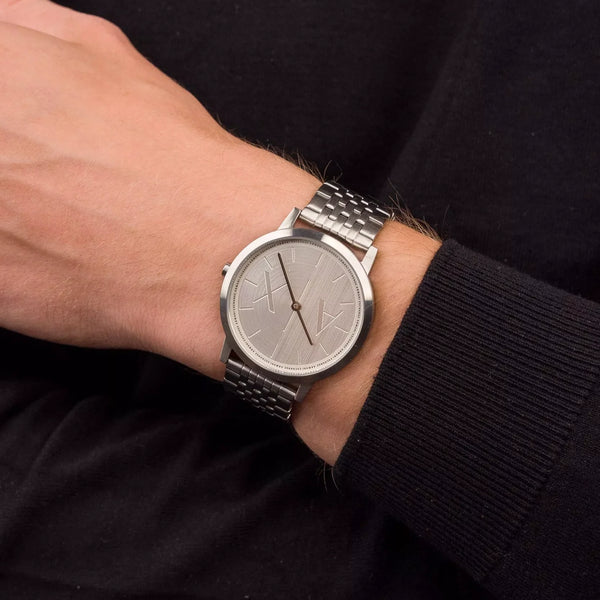 Armani Exchange Men's Silver Watch, Stainless Steel | Ax2870 by i-watch