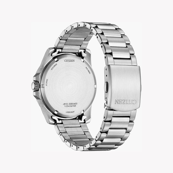 Citizen Men's Silver Stainless Steel Watch, Yellow Dial | Aw1816-89x by i-watch