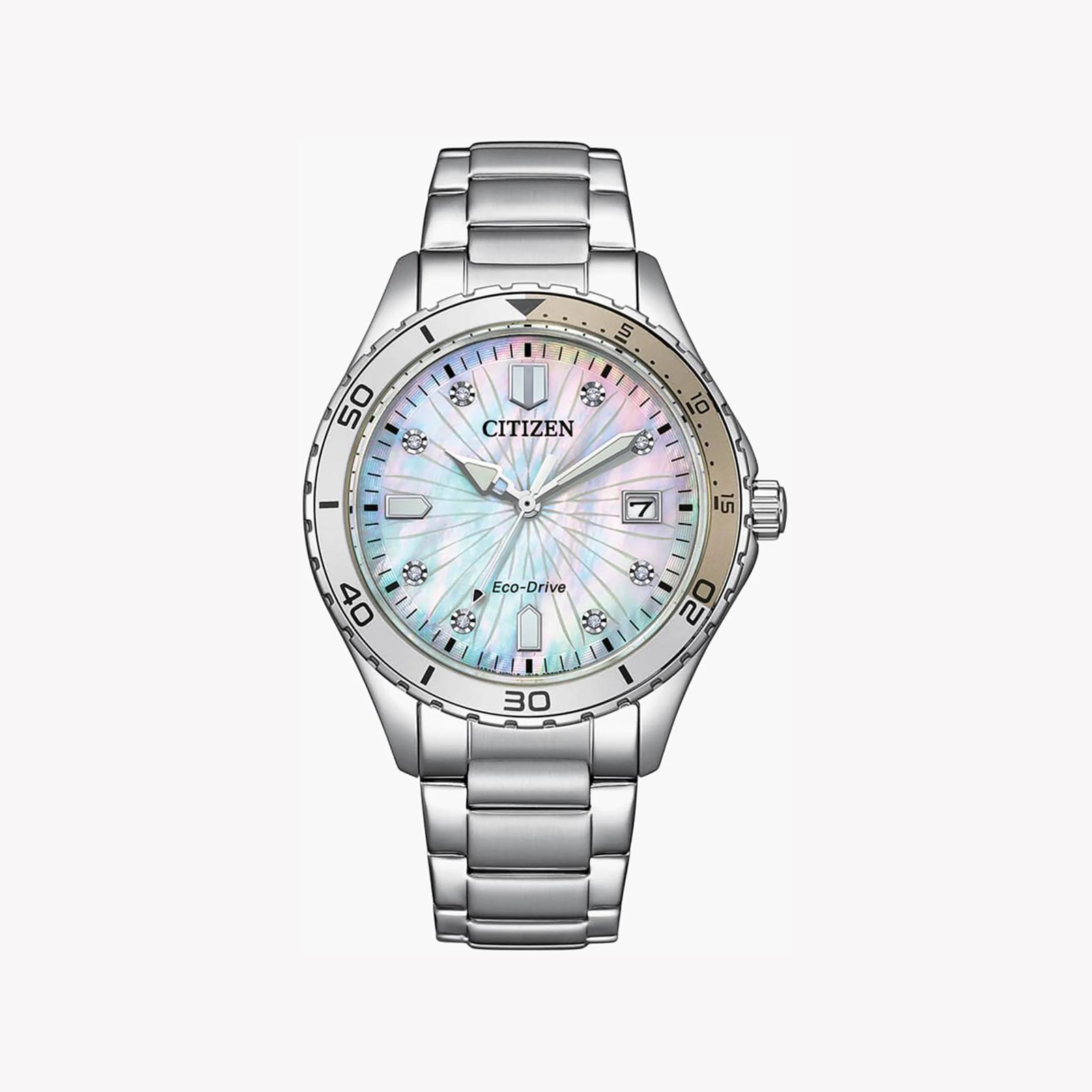 Citizen Women's Silver Stainless Steel, Multicolored Dial | Fe6170-88d by i-watch