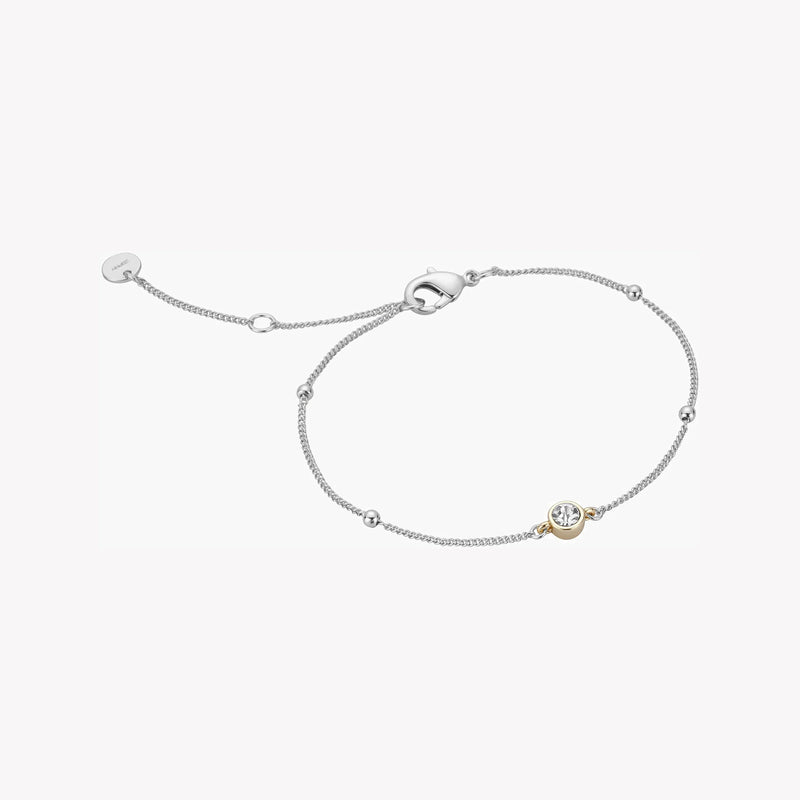 Esprit Women's Silver & Gold Stainless Steel Watch, Silver Dial | Es1l165m0025 by i-watch