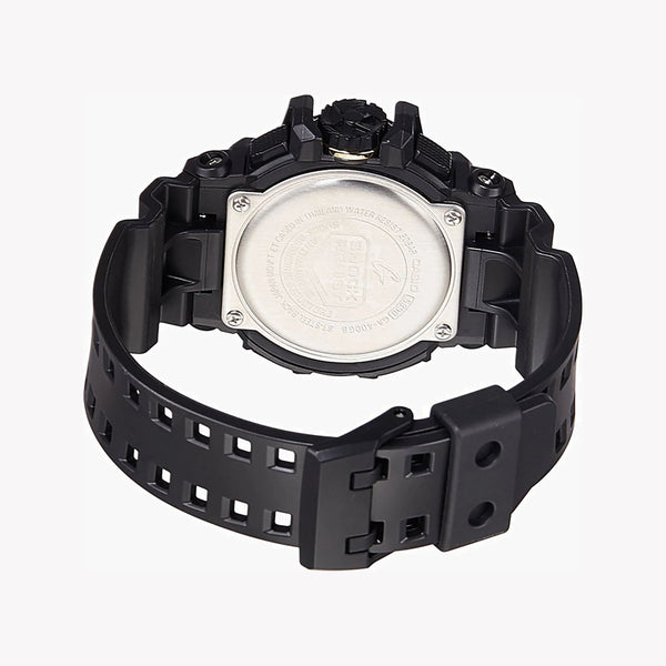 G-Shock Men's Black Resin Watch, Gold Accents | Ga-400gb-1a by i-watch