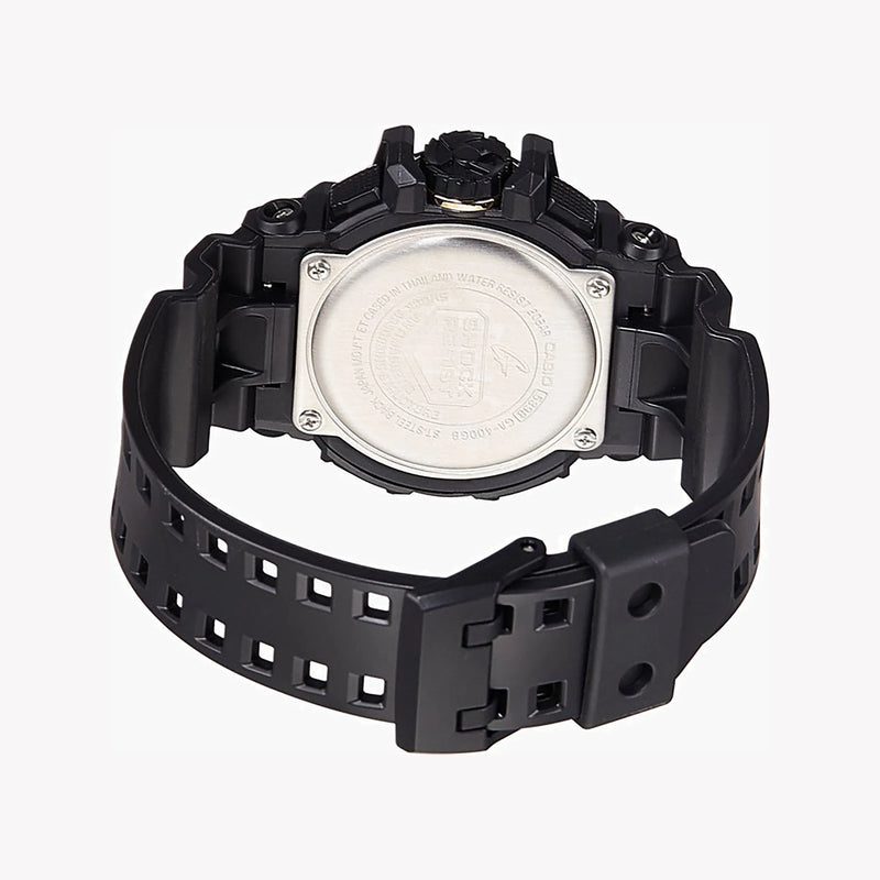 G-Shock Men's Black Resin Watch, Gold Accents | Ga-400gb-1a by i-watch