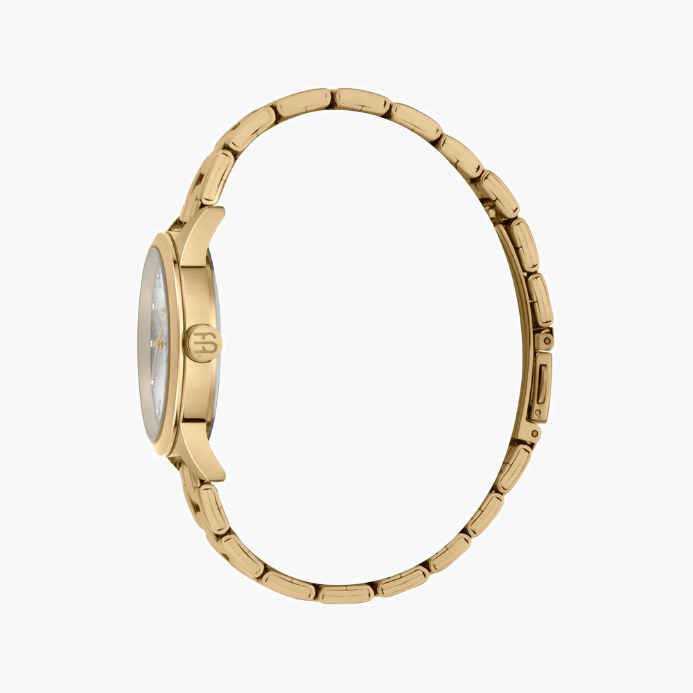Esprit Women's Gold Stainless Steel Watch, Silver Dial | Es1l006m0035 by i-watch