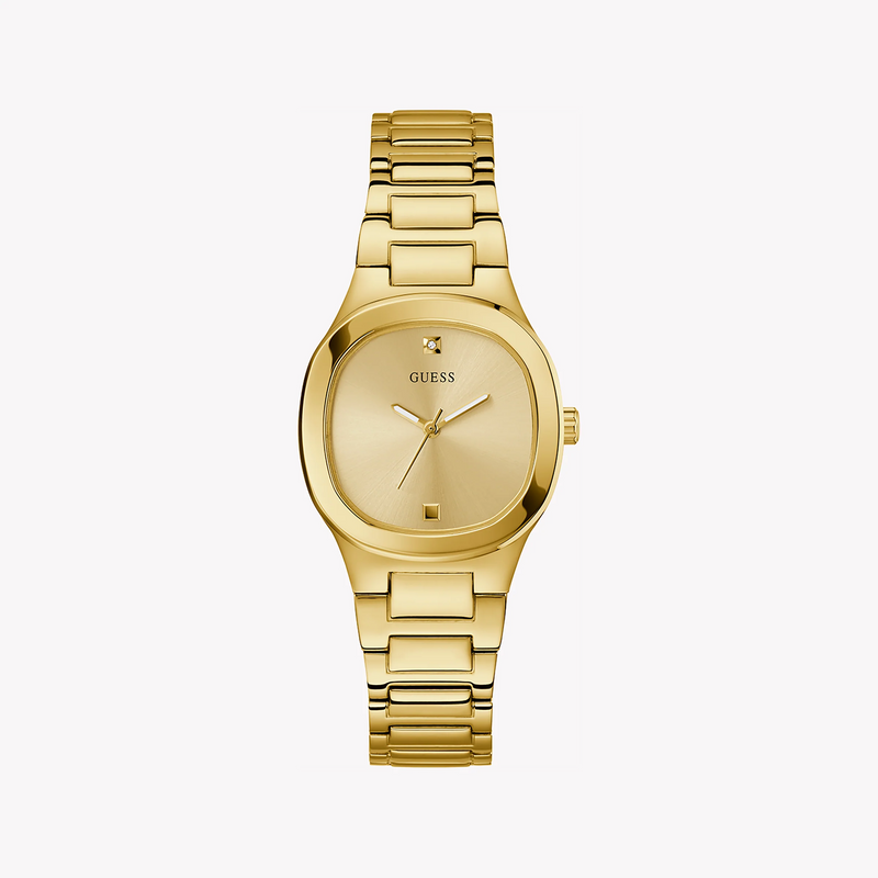 Guess Women's Gold Stainless Steel Watch, Champagne Dial | Gw0615l2 by i-watch