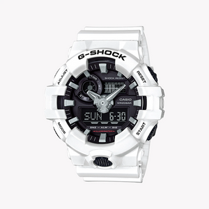 G-Shock Men's White Resin Watch, Super Illuminator | Ga-700-7adr by i-watch