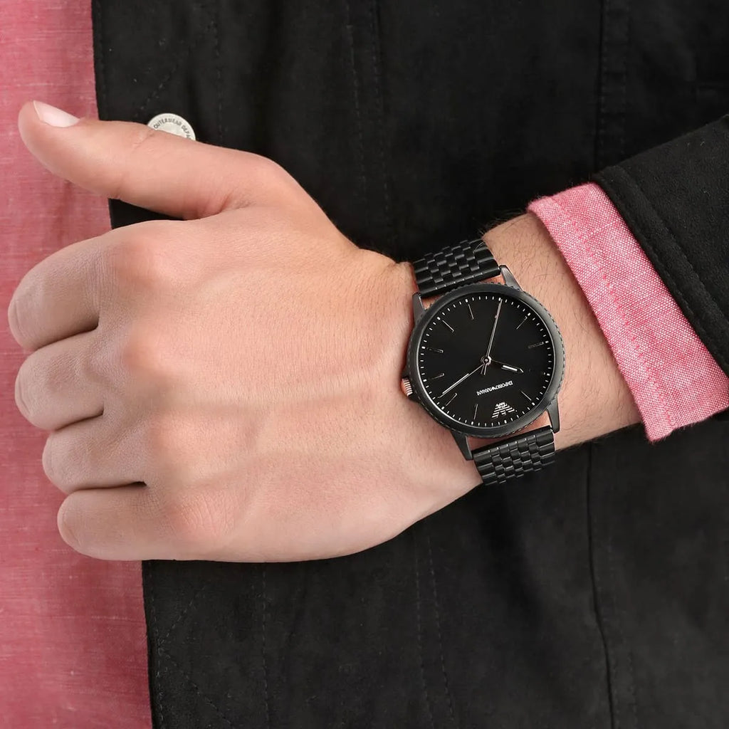 Emporio Armani AR80021 - Bold Black Stainless Steel Watch-i-Watch-4