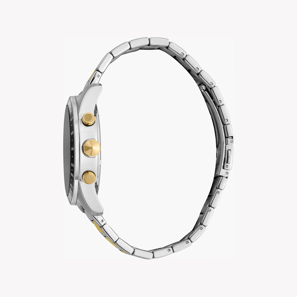 JUST CAVALLI JG1G204M0075 ELEGANT TIMEPIECE - SOPHISTICATED MEN'S WATCH WITH SILVER & GOLD STAINLESS STEEL BAND-i-Watch-2