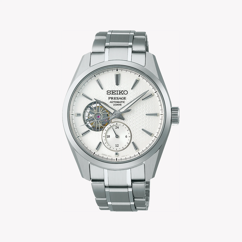 Seiko Men's Stainless Steel Watch, White Dial | Spb415j1 by i-watch