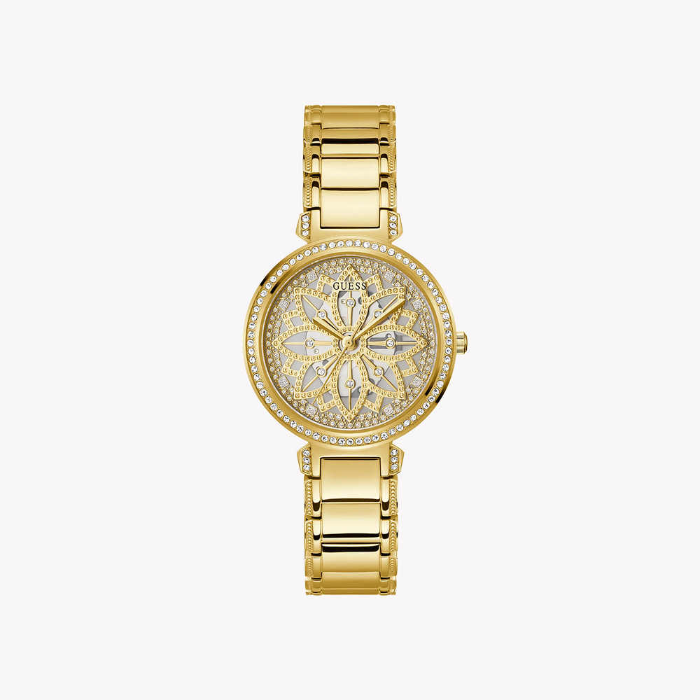 Guess Women's Gold Watch, Champagne Dial | Gw0528l2 by i-watch