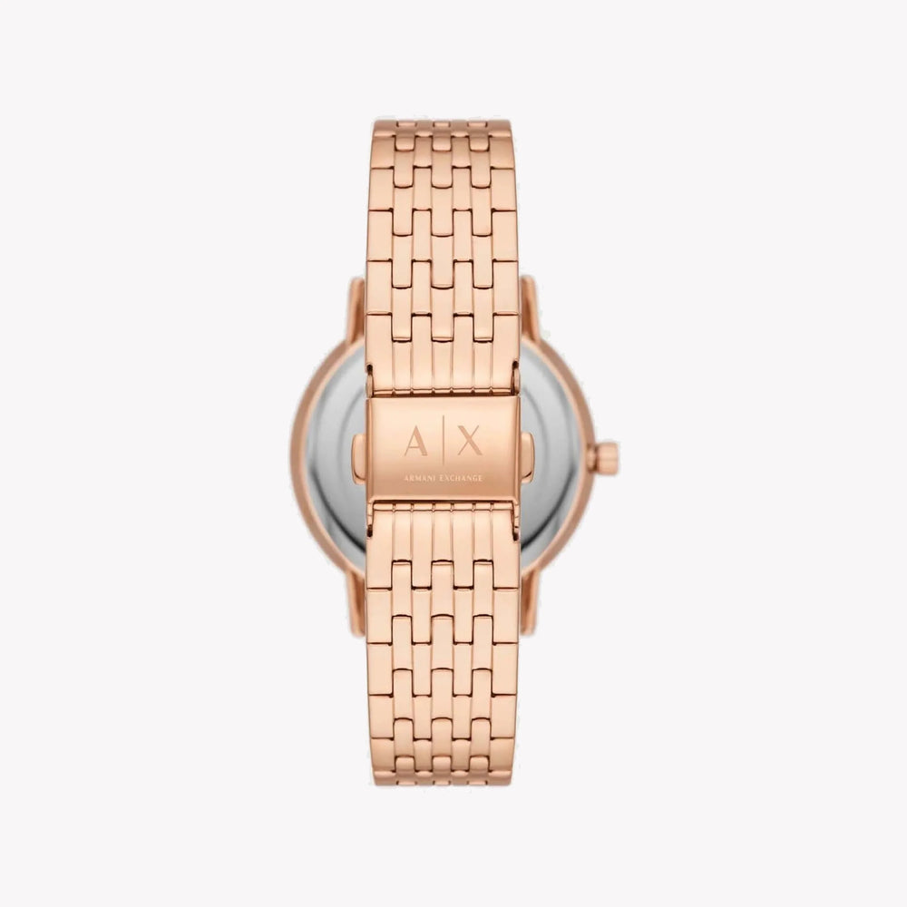 ARMANI EXCHANGE AX7145SET - ROSE GOLD ELEGANCE - WOMEN'S TIMEPIECE WITH WHITE DIAL & STAINLESS STEEL BAND-i-Watch-3