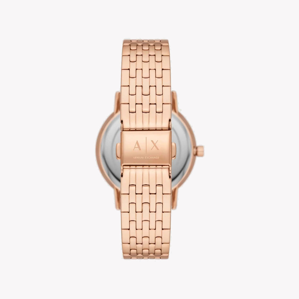 ARMANI EXCHANGE AX7145SET - ROSE GOLD ELEGANCE - WOMEN'S TIMEPIECE WITH WHITE DIAL & STAINLESS STEEL BAND-i-Watch-3