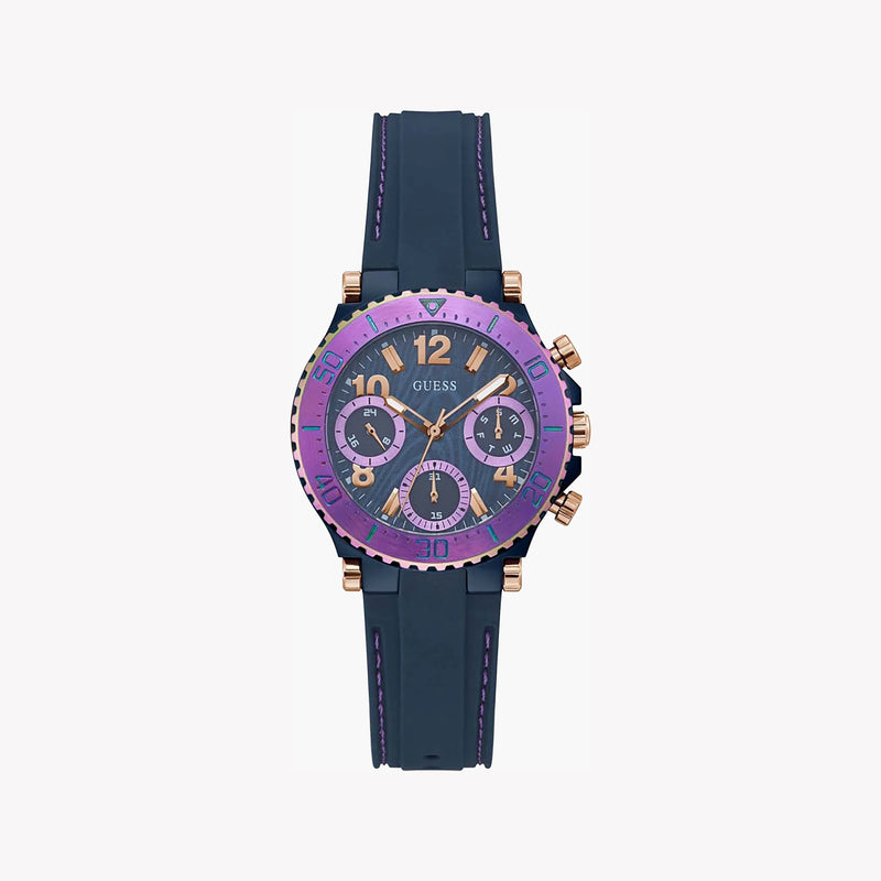 Guess Watches Women's Rose Gold Silicone, Multicolor Dial | Gw0466l2 by i-watch