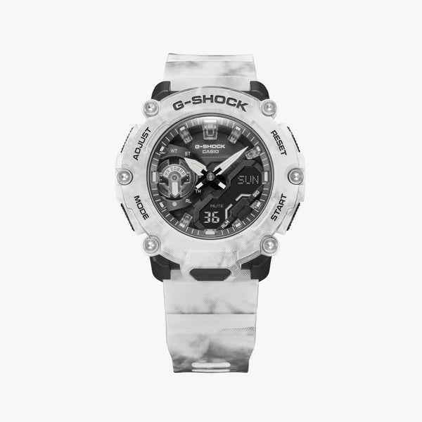 G-Shock Men's White Resin Watch, Digital Dial | Ga-2200gc-7adr by i-watch